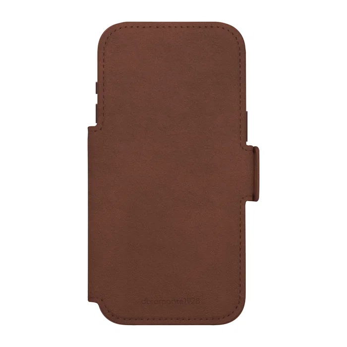 Apple Funda Folio para iPhone 17 Pro Max con MagSafe, Cuero de Grano Entero Bronceado, Resistente a Rayones y Bolsillo para 3 Tarjetas - dbramante1928