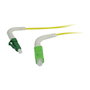 Synergy21 LWL-1-Faser-Patchkabel 1,0m LC/APC-SC/APC 9/125u OS2 G657.A2 2mm flexibles Rohr Patchkabel