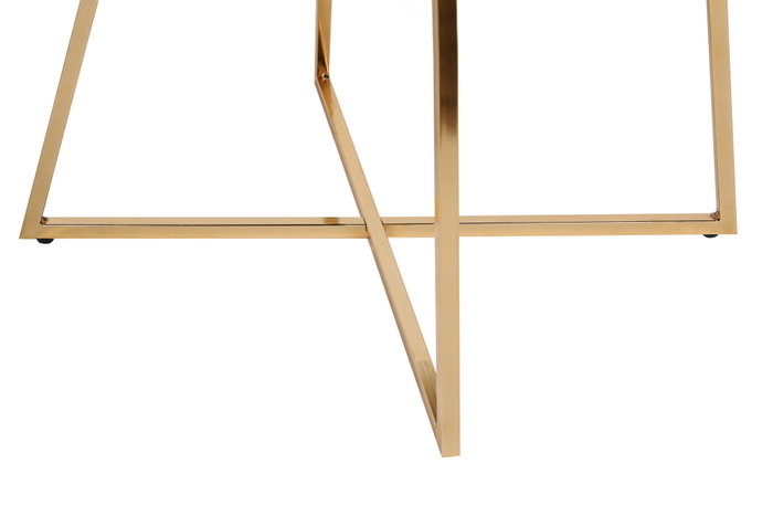 Hanah Home Sillas Madrid 913 V2, Juego de 2 Sillas Barrocas, Estructura 100% Metálica, Asiento Terciopelo o Piel Sintética, Color Dorado y Marrón