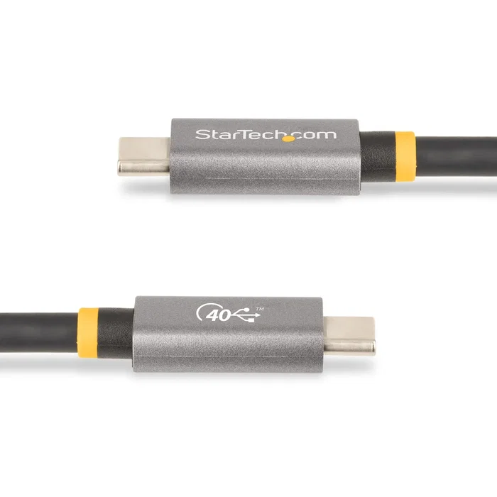 StarTech CC1M-40G-USB-CABLE Cable USB-C USB4 Gen 2x2 Certificado USB-IF 40 Gbps Power Delivery 100W Vídeo 8K 60Hz Longitud 1 Metro