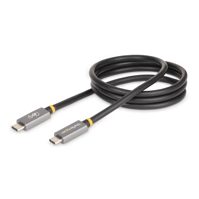 StarTech Cable USB4 USB-C de 1m 40Gbps Negro StarTech Cable USB4 USB-C de 1m 40Gbps Negro