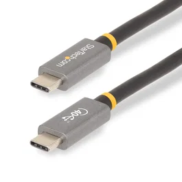 StarTech.com Cable USB4 USB-C Certificado USB-IF 1m - 40Gbps Power Delivery 100W 8K 60Hz Compatible Thunderbolt 4/3 USB 3.2