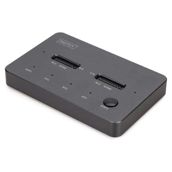Digitus DA-71545-1 Estación de clonación de unidades SSD NVMe M.2 USB 3.2 Gen2 Tipo-C Digitus DA-71545-1 Estación de clonación de unidades SSD NVMe M.2 USB 3.2 Gen2 Tipo-C