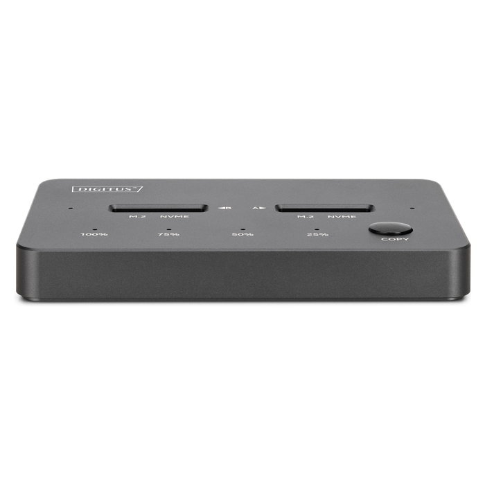 Digitus DA-71545-1 Estación de clonación de unidades SSD NVMe M.2 USB 3.2 Gen2 Tipo-C Digitus DA-71545-1 Estación de clonación de unidades SSD NVMe M.2 USB 3.2 Gen2 Tipo-C