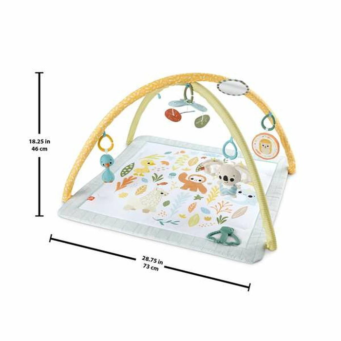 FISHER-PRICE Gimnasio Sensimals con 6 Juguetes Sensoriales FISHER-PRICE Gimnasio Sensimals con 6 Juguetes Sensoriales