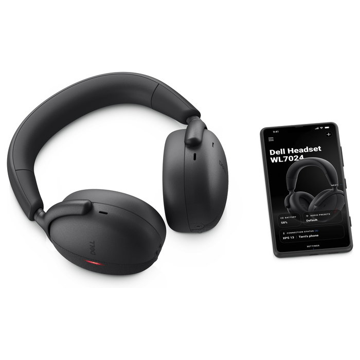 Auriculares con Micrófono Dell WL7024-DEMEA Negro Auriculares con Micrófono Dell WL7024-DEMEA Negro