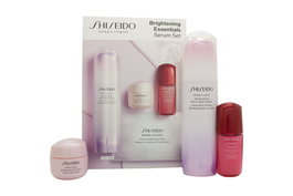 Shiseido Brightening Essentials Eye Gift Set 50ml Power Infusing Concentrate + 15ml Eye Cream + 15ml Gel Cream + Power Brightening Mask