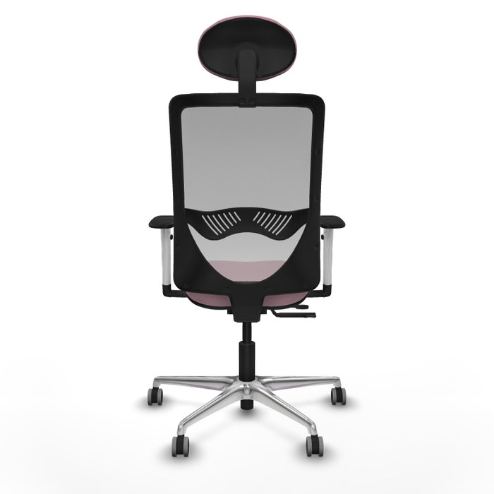 PIQUERAS Y CRESPO Silla de oficina Zulema Rosa y Gris PIQUERAS Y CRESPO Silla de oficina Zulema Rosa y Gris