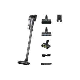 Samsung VS20B75CR5 Aspirador Escoba Inalámbrico, Potencia 200 AW, Autonomía 60 min, Estación de pared, 3 cepillos