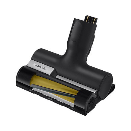 Samsung Jet 75e CompleteClean Aspiradora Escoba 2 en 1 Sin Bolsa - Aspirador Multiciclónico con Batería Ion-Litio para Alfombra y Suelo Duro, Negro y Cromo (VS20B75BCR5)