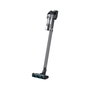 Samsung Jet 75e CompleteClean Aspiradora Escoba 2 en 1 Sin Bolsa - Aspirador Multiciclónico con Batería Ion-Litio para Alfombra y Suelo Duro, Negro y Cromo (VS20B75BCR5)