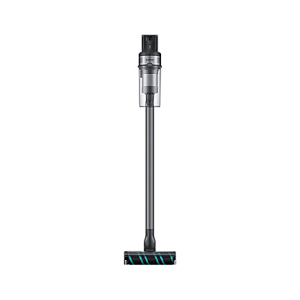 Samsung Jet 75e CompleteClean Aspiradora Escoba 2 en 1 Sin Bolsa - Aspirador Multiciclónico con Batería Ion-Litio para Alfombra y Suelo Duro, Negro y Cromo (VS20B75BCR5)