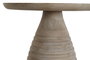 DKD Home Decor Mesita Auxiliar de Metal y Madera Natural y Dorado