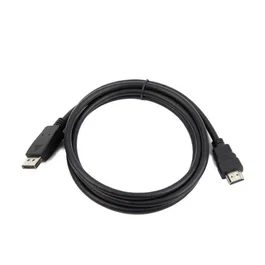Cable Adaptador DisplayPort a HDMI Macho 1.8m / 1.8 metros Negro - Conecta Fuente DisplayPort a Pantalla HDMI