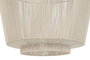 DKD Home Decor Lámpara de Techo Algodón y Mango Natural