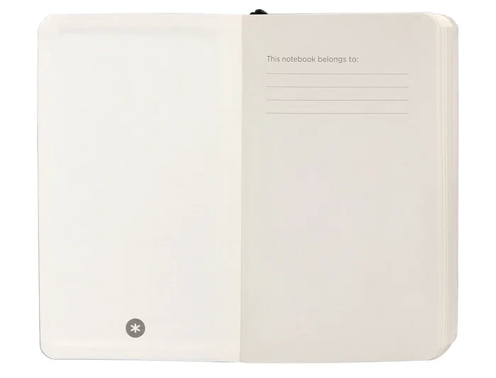 Antartik Cuaderno Antartik Notes Tapa Blanda A6 Rayas Negro 100 Hojas