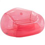 Sillón Hinchable para Piscina Intex Beanless Transparente Rosa 137 x 74 x 127 cm (4 Unidades)