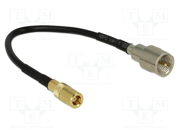 DeLOCK 88473 Cable coaxial FME macho a SMB hembra 125 mm DeLOCK 88473 Cable coaxial FME macho a SMB hembra 125 mm