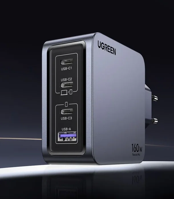 Ugreen Nexode Pro Cargador GaN 160W con USB-C y PD 3.1