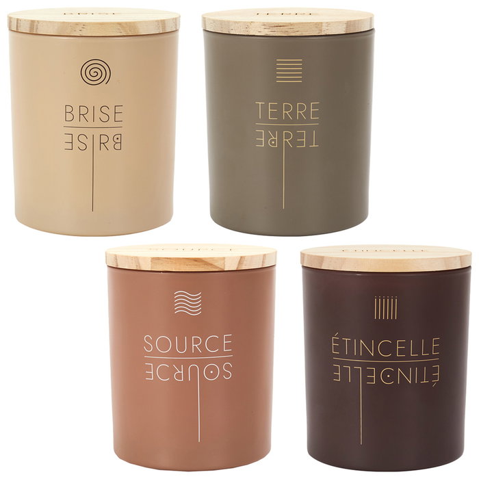 Home Deco Factory Vela Perfumada Diámetro 8 cm Altura 10 cm Colección Natural Velas Aromáticas Hogar