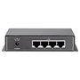 Level One GEP-0520 Switch Gigabit Ethernet PoE de 5 puertos, 61,6W, 4 puertos PoE