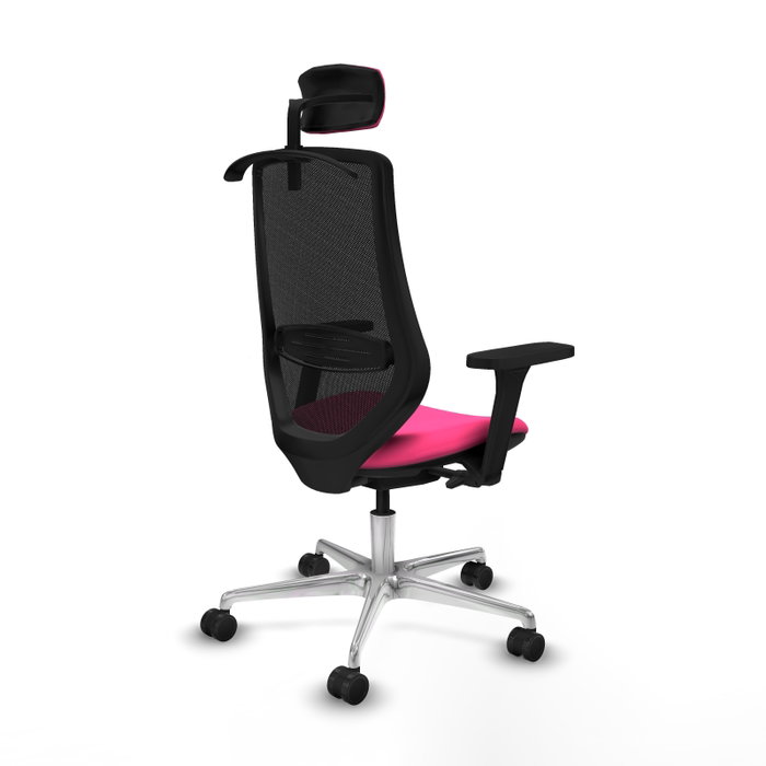 PIQUERAS Y CRESPO Silla de oficina Mardos Rosa y Negro PIQUERAS Y CRESPO Silla de oficina Mardos Rosa y Negro