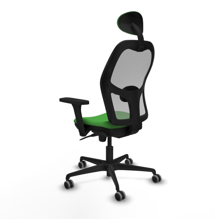 PIQUERAS Y CRESPO Silla de Oficina Jorquera con Mecanismo Sincro, Tela Verde y Malla Gris PIQUERAS Y CRESPO Silla de Oficina Jorquera con Mecanismo Sincro, Tela Verde y Malla Gris