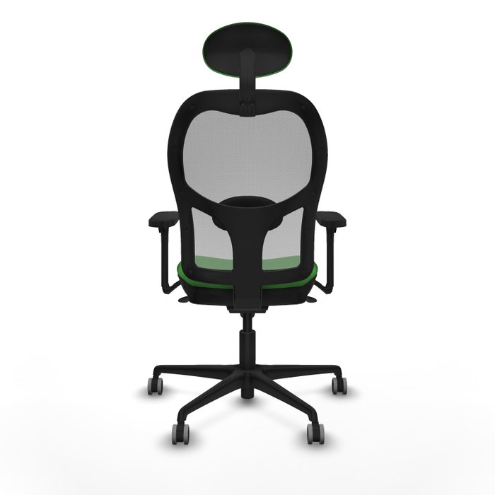 PIQUERAS Y CRESPO Silla de Oficina Jorquera con Mecanismo Sincro, Tela Verde y Malla Gris PIQUERAS Y CRESPO Silla de Oficina Jorquera con Mecanismo Sincro, Tela Verde y Malla Gris