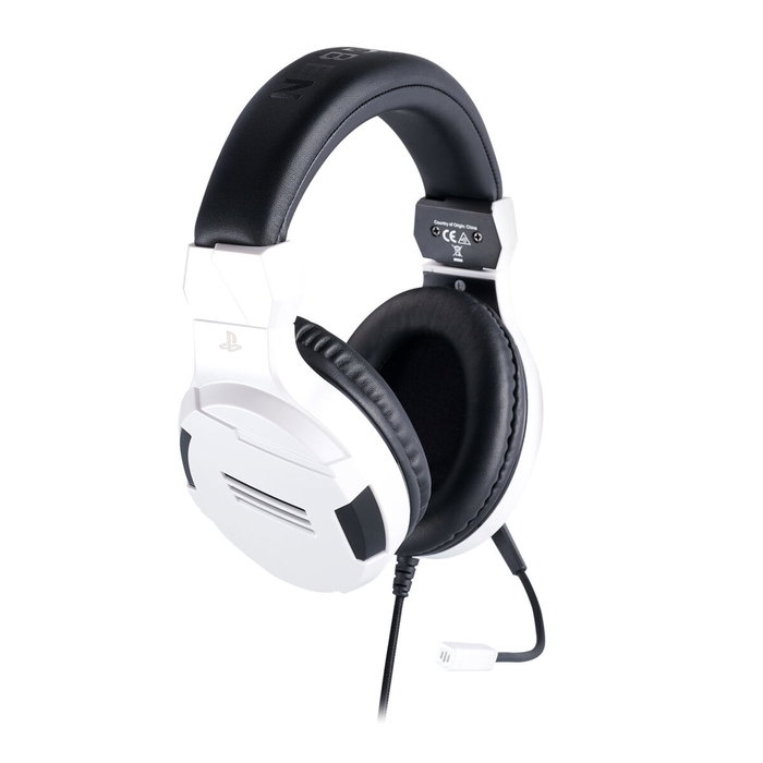 Auriculares con Micrófono Gaming Big Ben Interactive PS4OFHEADSETV3WHITE Blanco Negro/Blanco