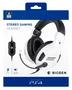 BIG BEN PS4OFHEADSETV3 Auriculares Gaming para PS4 con Micrófono Boom Alámbrico Diadema Supraaural Color Negro y Blanco