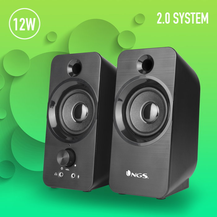NGS SB350 Altavoces Multimedia 2.0 de 12W
