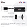 Club 3D CAC-1336 Adaptador HDMI + MicroUSB a USB-C 4K120Hz
