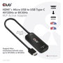 Club 3D CAC-1336 Adaptador HDMI + MicroUSB a USB-C 4K120Hz