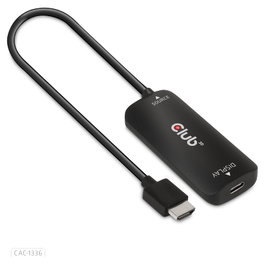 Club 3D CAC-1336 Adaptador HDMI + MicroUSB a USB-C 4K120Hz