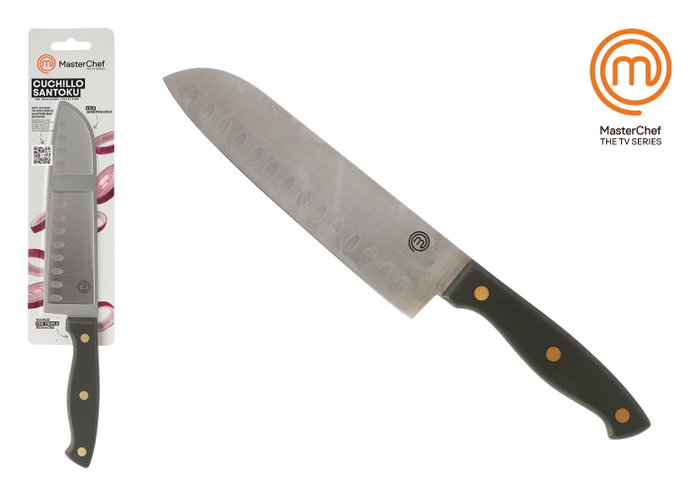 Masterchef Cuchillo Santoku 18cm Sage M HIPERS Masterchef Cuchillo Santoku 18cm Sage M HIPERS