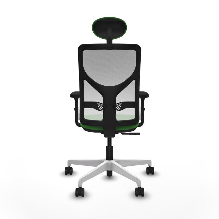 PIQUERAS Y CRESPO Silla de oficina Motilla con mecanismo Sincro, Verde y Blanco PIQUERAS Y CRESPO Silla de oficina Motilla con mecanismo Sincro, Verde y Blanco