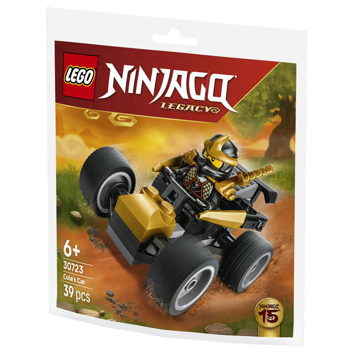 LEGO 30723 NINJAGO Ninja Coles Flitzer Polybag Set de Construcción 39 Piezas, Coche de Cole, Edad 6+