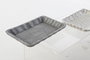 DKD Home Decor Bandeja Decoracion Indio Blanco Marron Claro MDF 12 x 2 x 19 cm (12 Unidades)