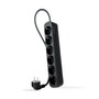 Nanocable Regleta de 6 Tomas, 1,4 m, Negra