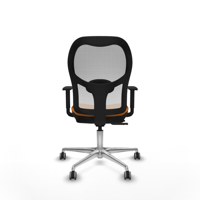 PIQUERAS Y CRESPO Silla de oficina Jorquera Naranja y Blanco