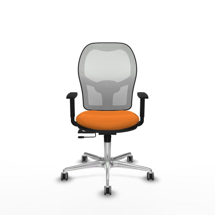 PIQUERAS Y CRESPO Silla de oficina Jorquera Naranja y Blanco