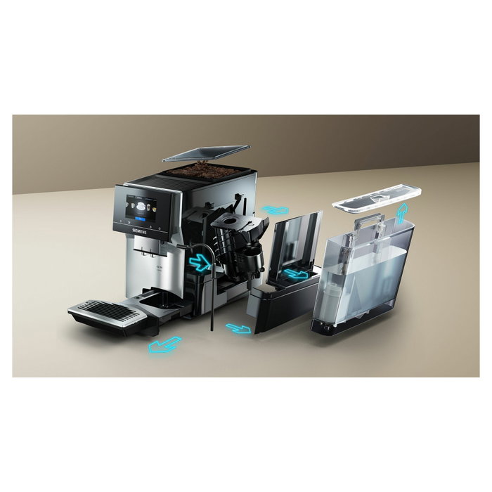 Siemens EQ.700 classic TP715D01 Cafetera superautomática Gris Siemens EQ.700 classic TP715D01 Cafetera superautomática Gris