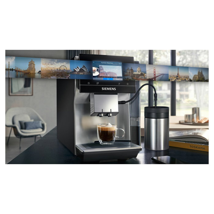 Siemens EQ.700 classic TP715D01 Cafetera superautomática Gris Siemens EQ.700 classic TP715D01 Cafetera superautomática Gris