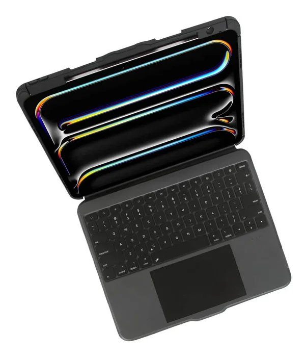 Targus VersaVu Teclado Bluetooth con Funda y Trackpad para iPad Pro 13" (M4) - Español, Retroiluminado, Negro, Protección 1.2m