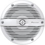 Pioneer TS-ME650FC Marine Altavoz Coaxial de 2 Vías, Blanco