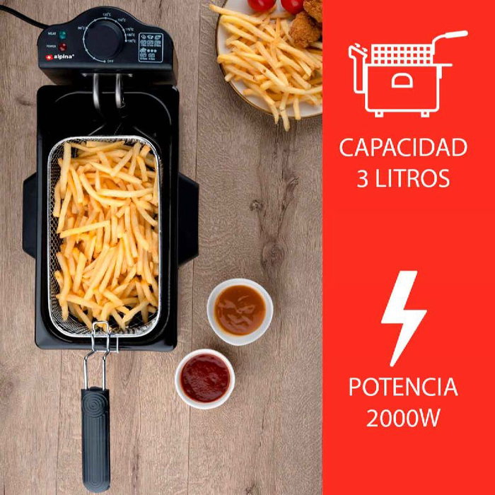 OTROS Freidora de aceite 3L 2000W