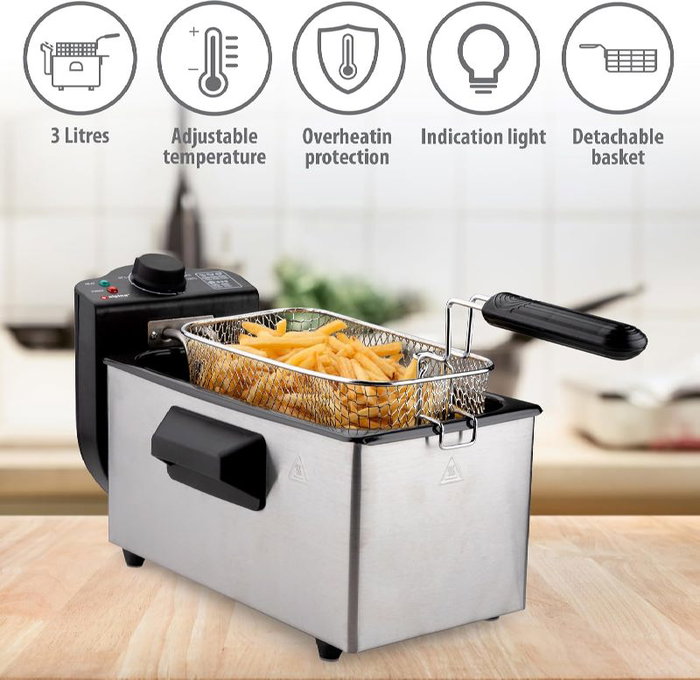 OTROS Freidora de aceite 3L 2000W
