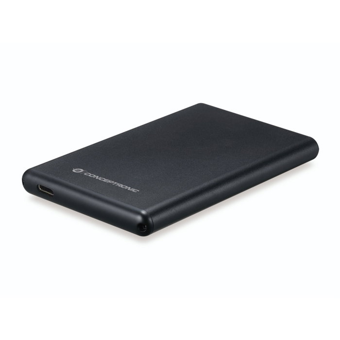 Conceptronic Carcasa de disco duro 2,5 pulg. USB 3.1 Tipo-C negra Conceptronic Carcasa de disco duro 2,5 pulg. USB 3.1 Tipo-C negra