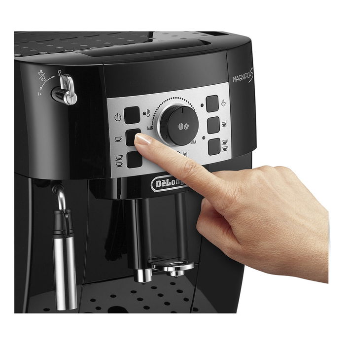 DeLonghi Máquina Espresso Magnifica S ECAM 20.116.B Automática con Molinillo Integrado y Vapor 1450W Negro