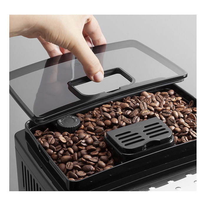 DeLonghi Máquina Espresso Magnifica S ECAM 20.116.B Automática con Molinillo Integrado y Vapor 1450W Negro